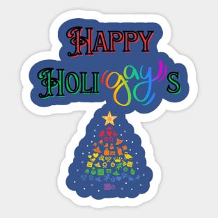 Happy HoliGAYs Sticker